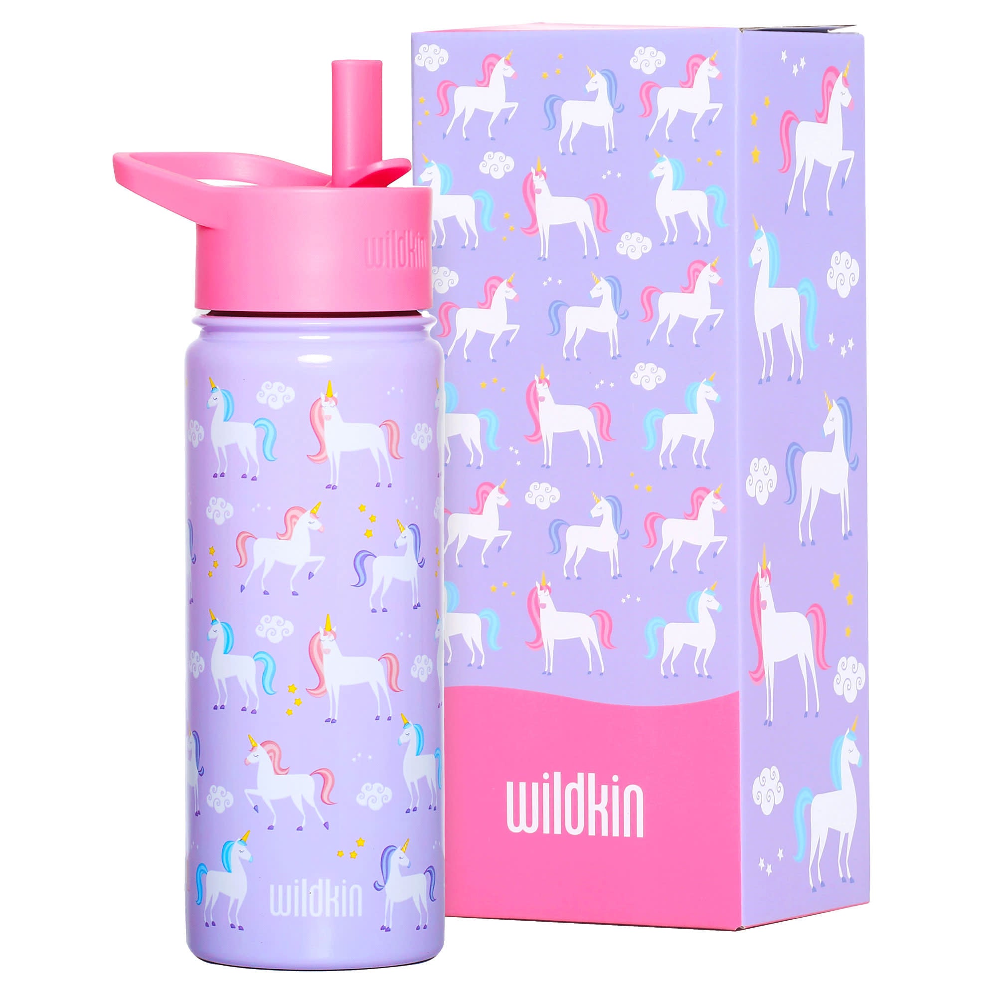 Unicorn 18 oz Steel Water Bottle