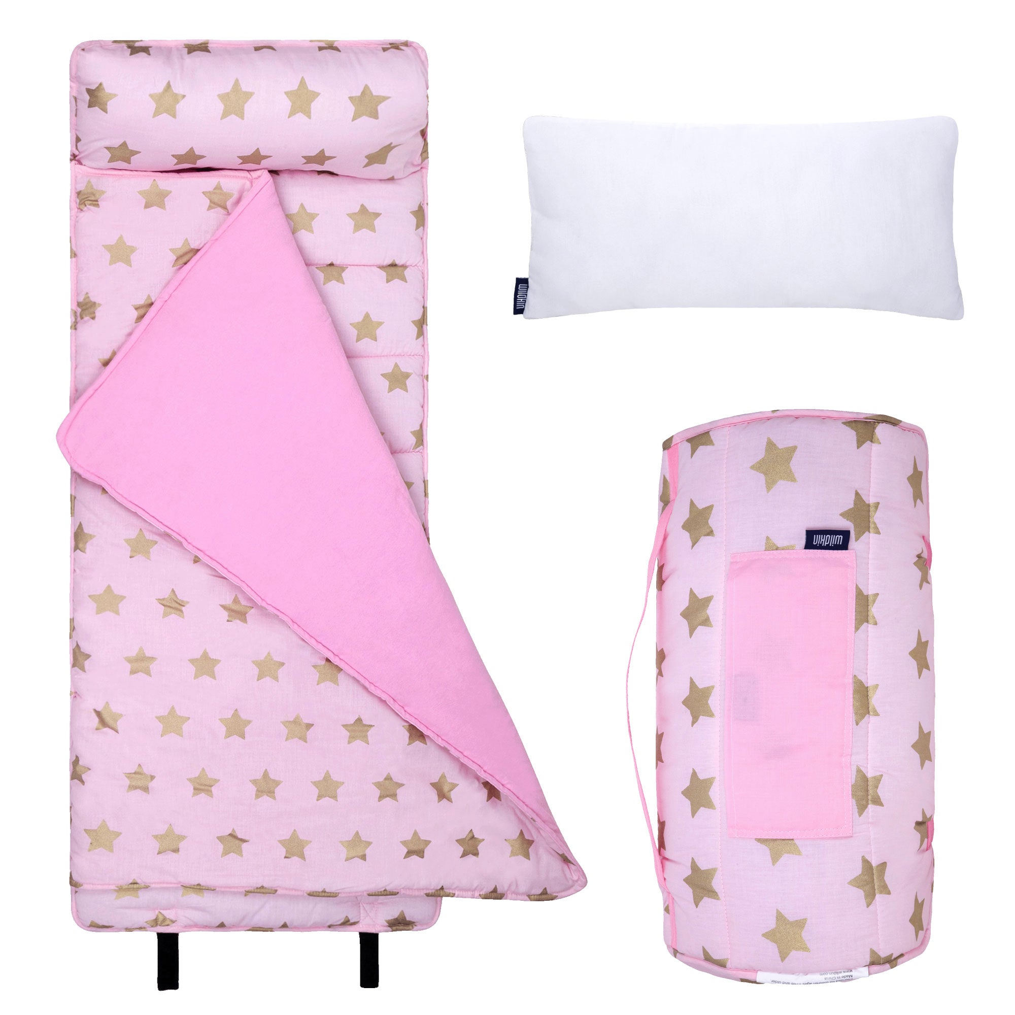 Pink and Gold Stars Original Nap Mat