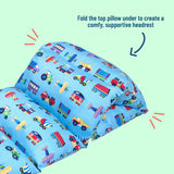 Trains, Planes & Trucks Microfiber Pillow Lounger