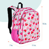 Strawberry Patch 15 Inch Backpack