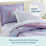 Unicorn 100% Cotton Sheet Set - Twin