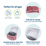 Pink Glitter Lunch Bag