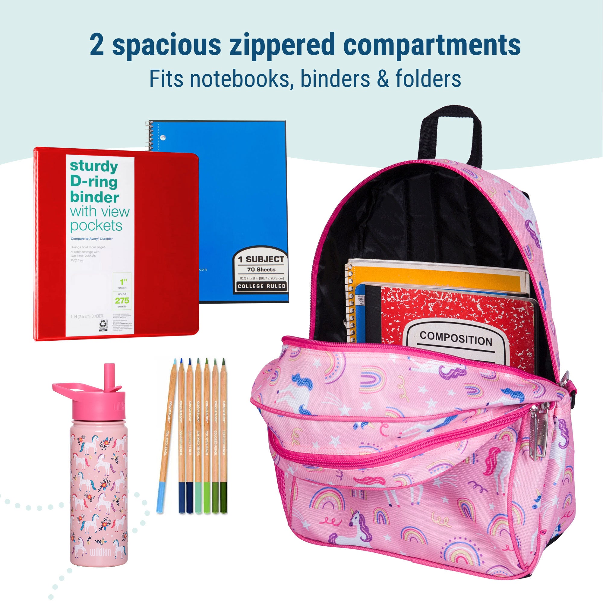 15 Inch Backpack - Girls