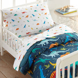 Jurassic Dinosaurs 100% Cotton Flannel Pillowcase - Standard