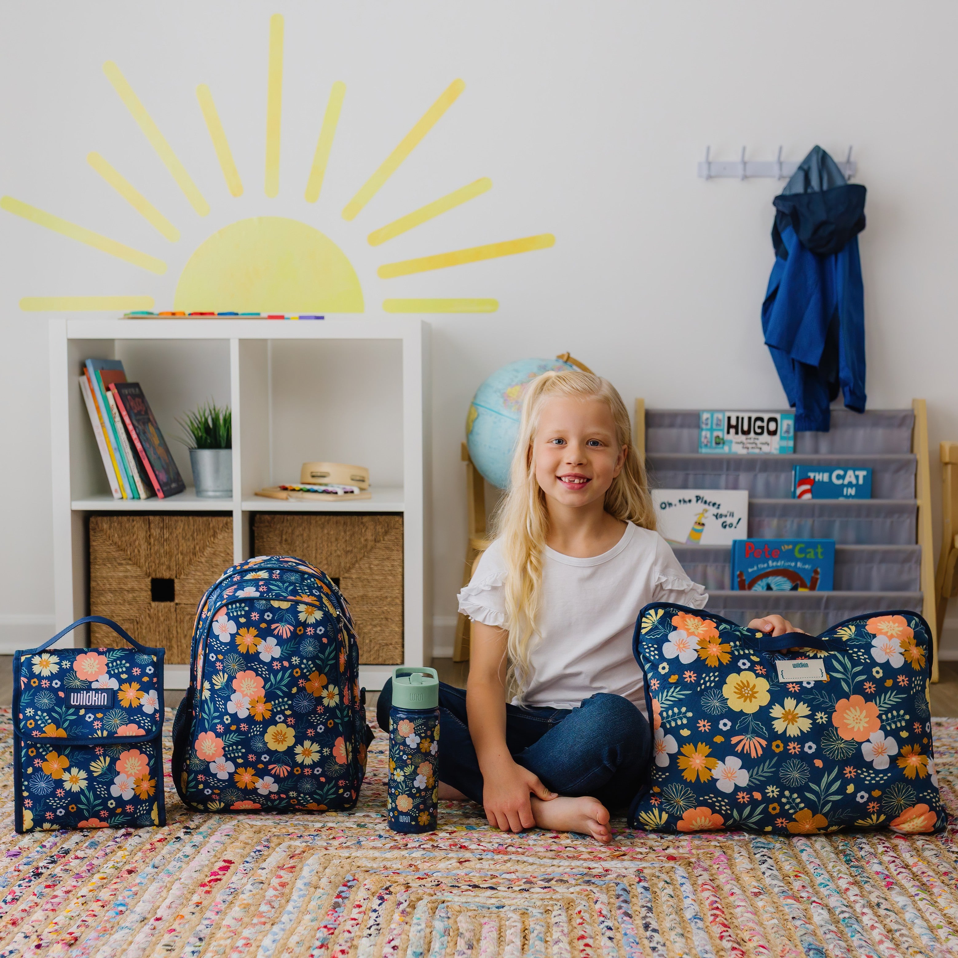 Wildflower Bloom 15 Inch Backpack