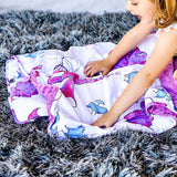 Toddler Nap Mat - Pink Dino