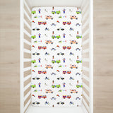 Heroes Microfiber Fitted Crib Sheet