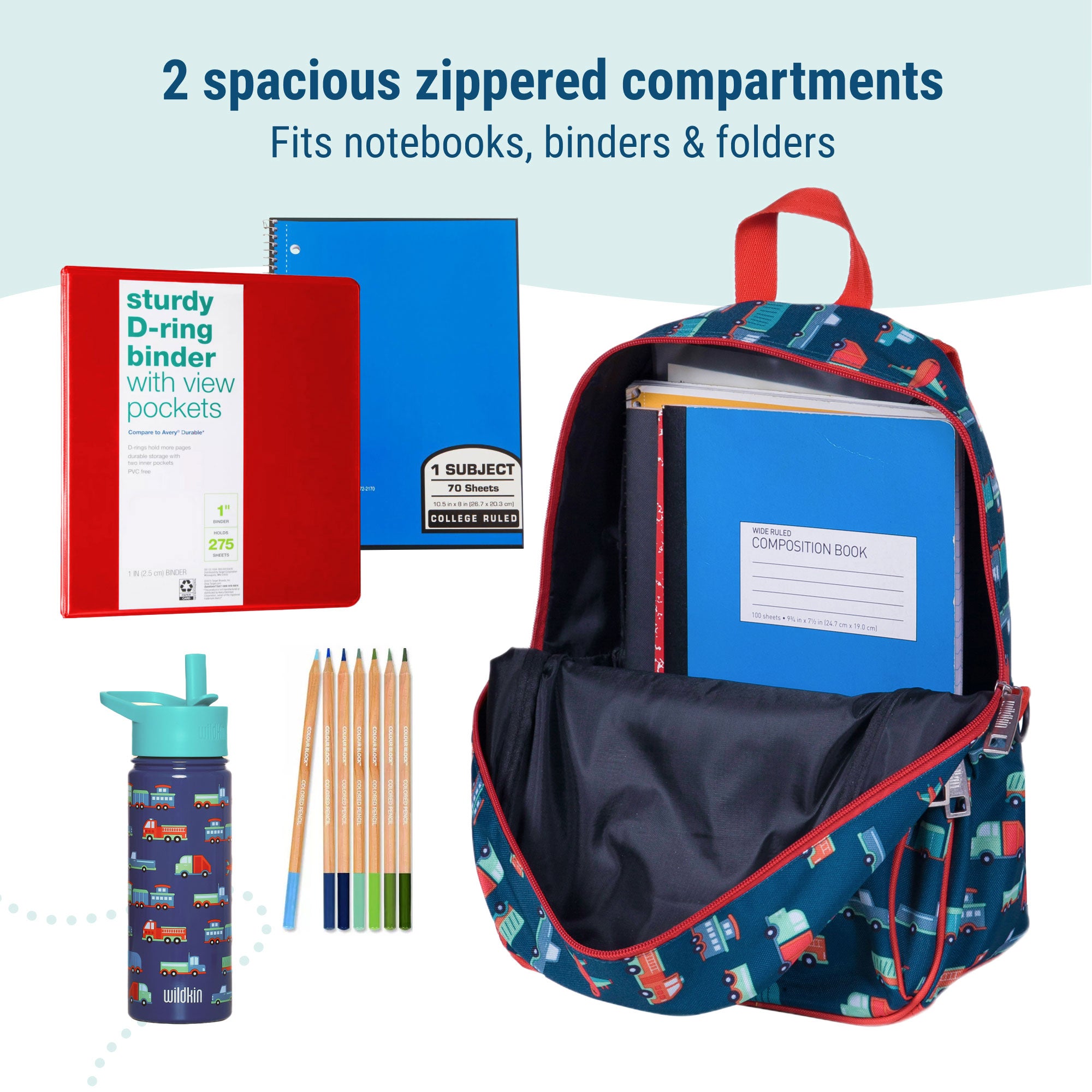 15 Inch Backpack - Boys