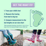 Magical Unicorns Rain Boots, size  5