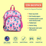 Llamas and Cactus Pink 12 Inch Backpack