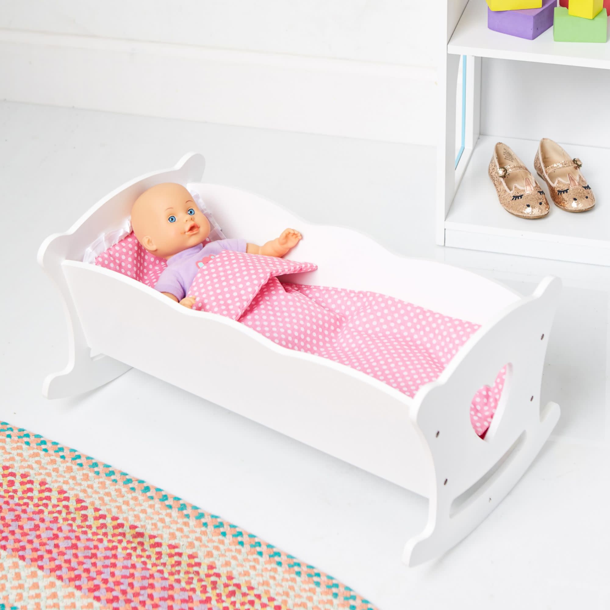 Doll Cradle - White