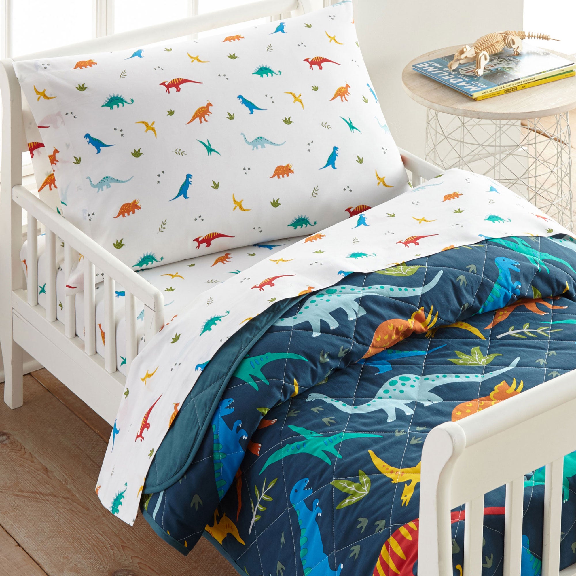 Jurassic Dinosaurs 100% Cotton Flannel Sheet Set