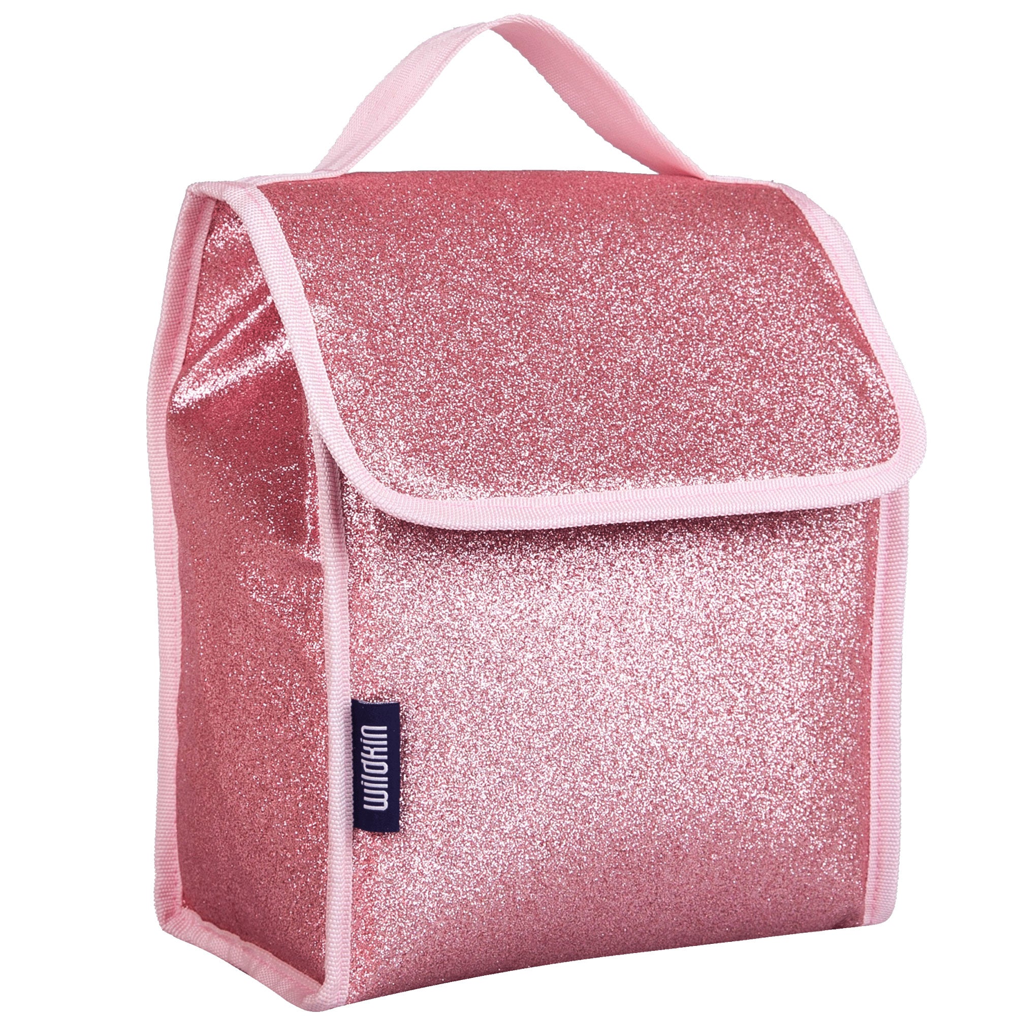 Pink Glitter Lunch Bag