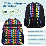 Rainbow Hearts ECO rPET Next Gen Backpack - 18L