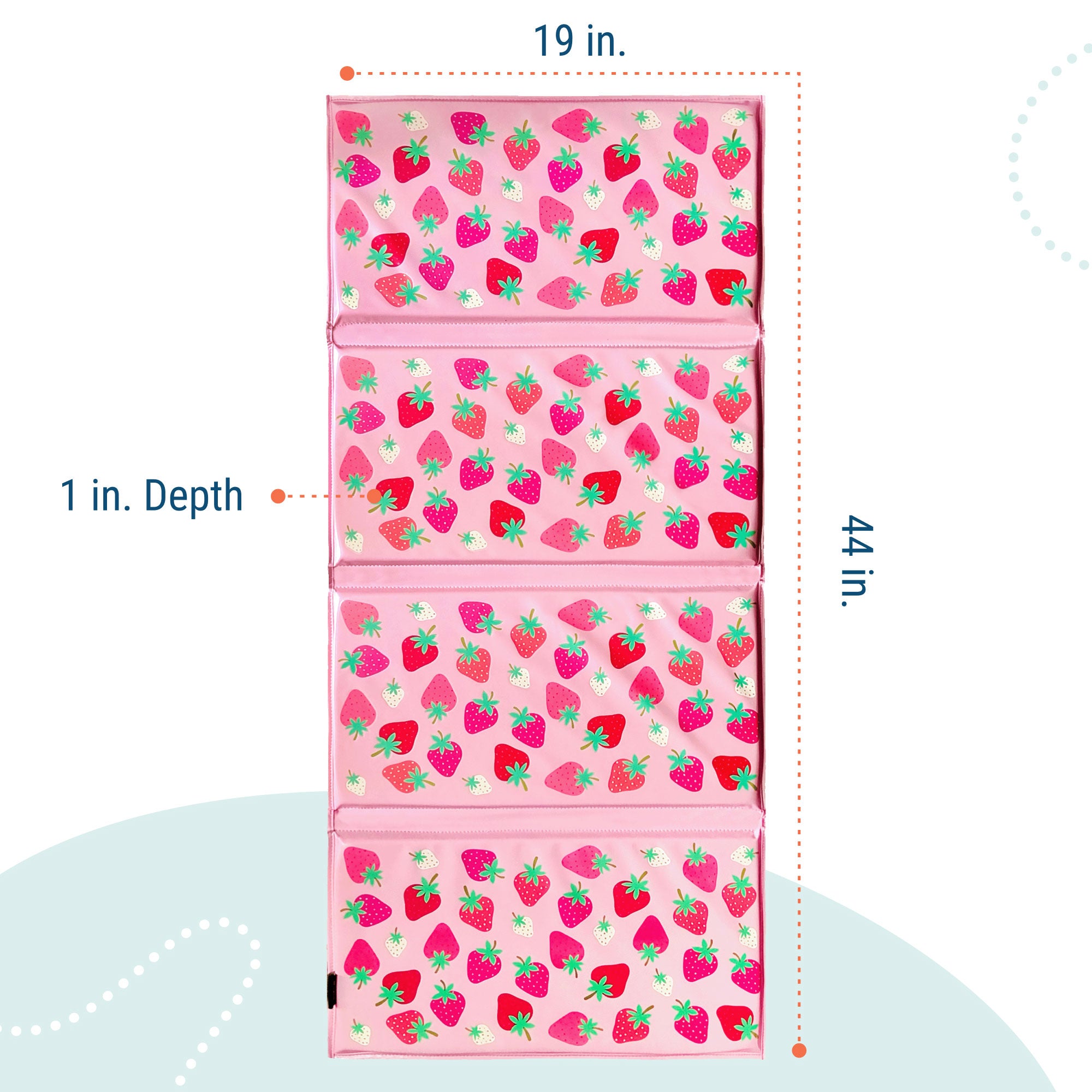Strawberry Patch Vinyl Rest Mat