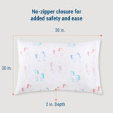 Unicorn 100% Cotton Flannel Pillow Cases - 2 pack