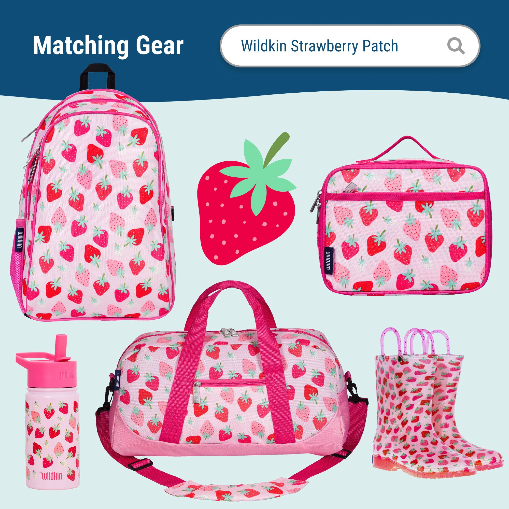 Strawberry Patch Microfiber Toddler Nap Mat