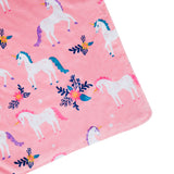 Magical Unicorns Plush Baby Blanket
