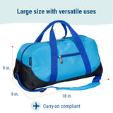 Sky Blue Overnighter Duffel Bag