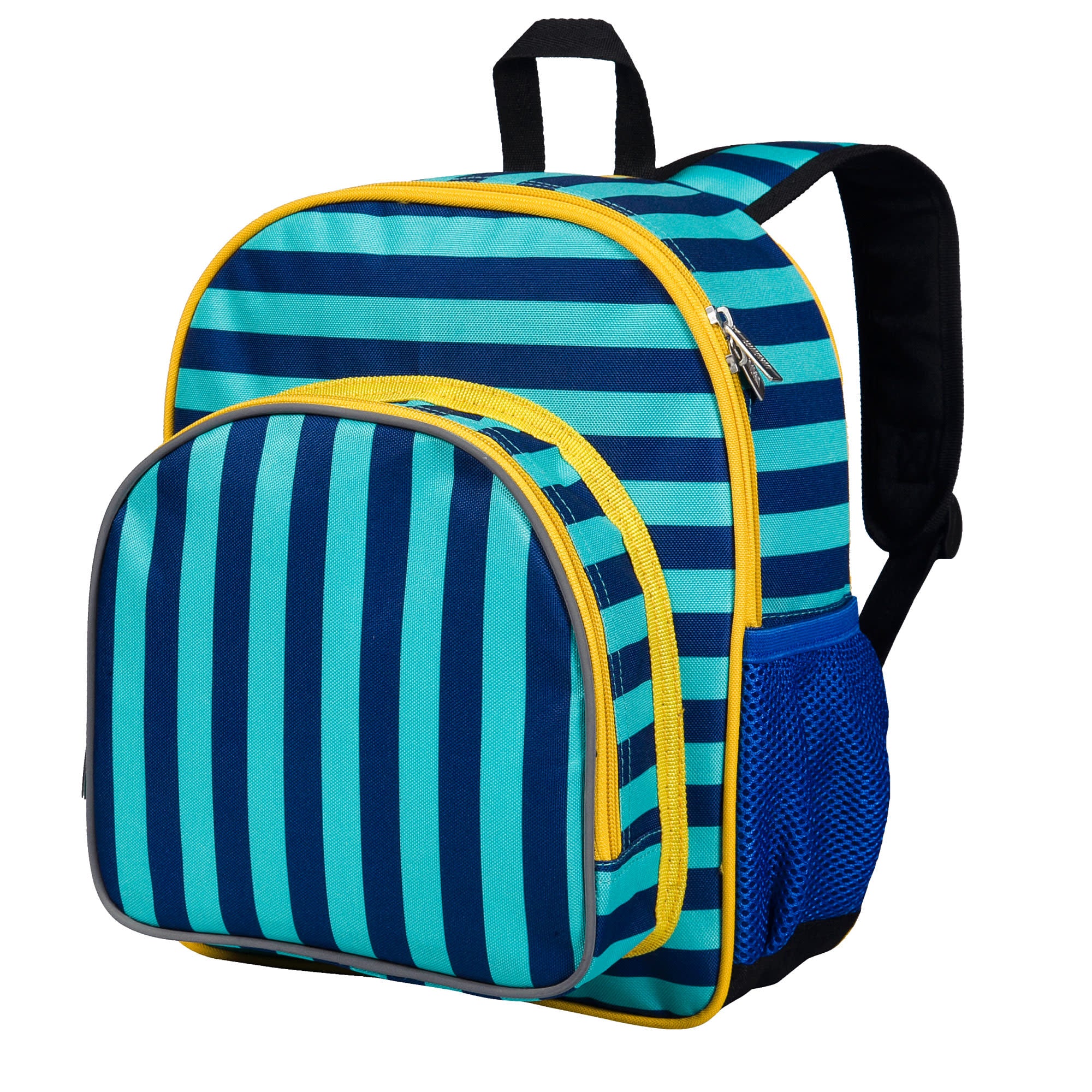 Blue Stripes 12 Inch Backpack