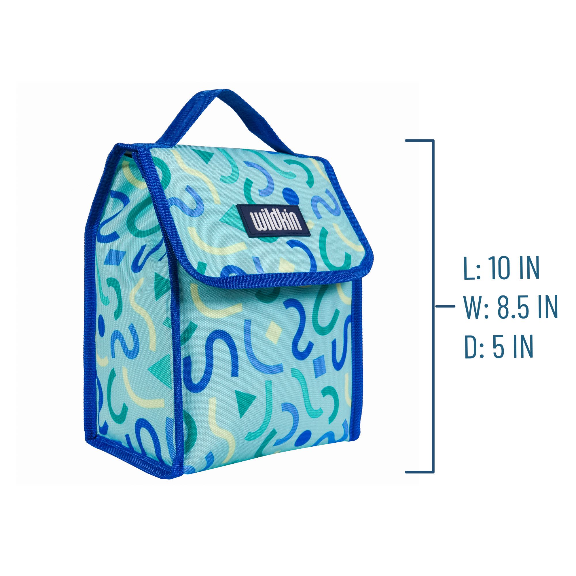 Confetti Blue Lunch Bag