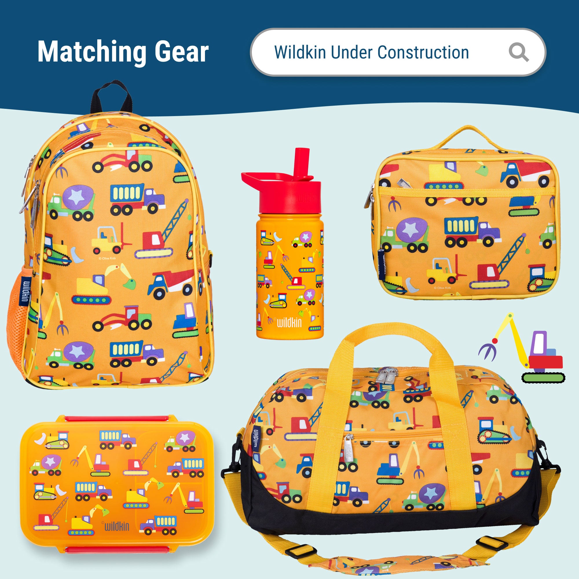 Under Construction Microfiber Kids Nap Mat