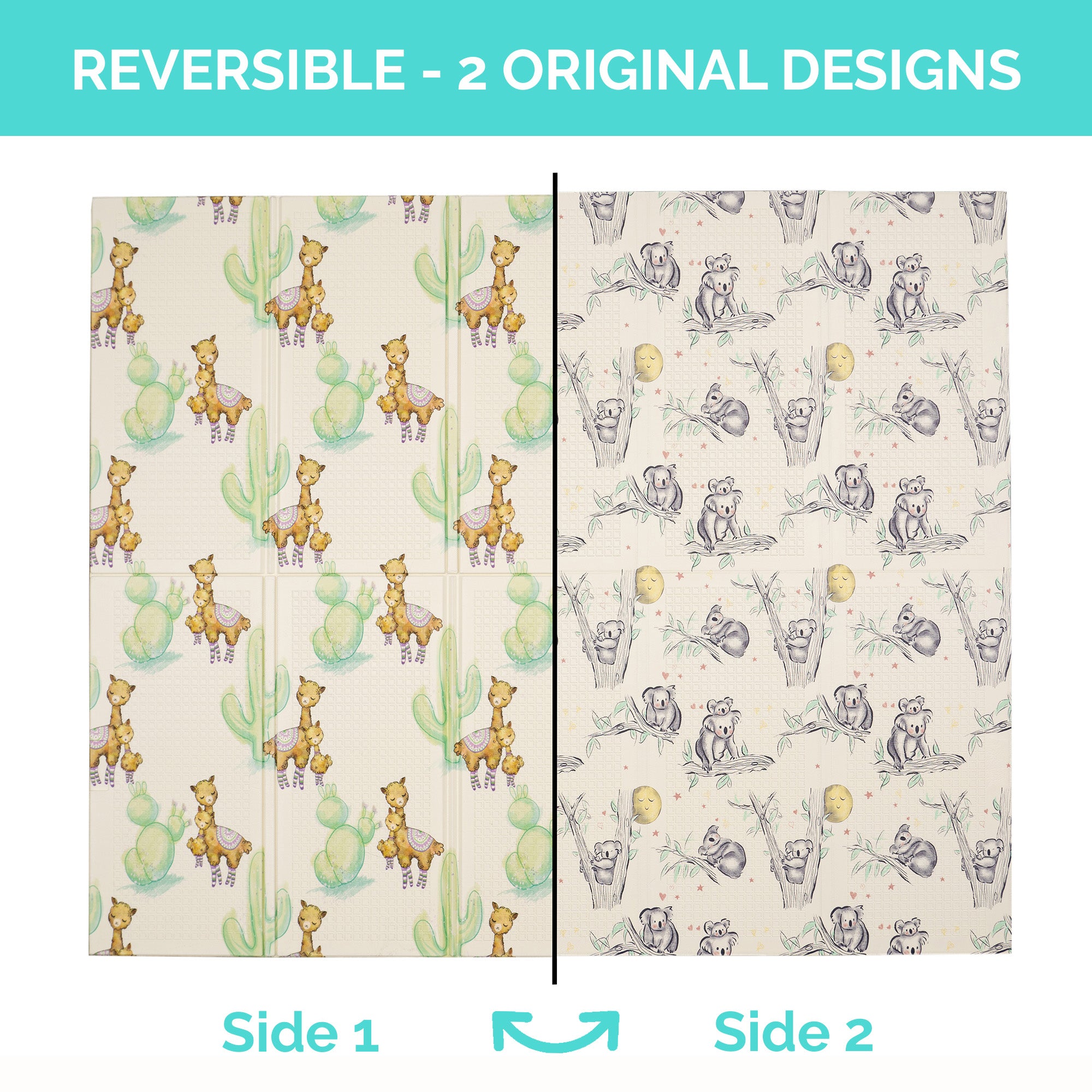 Large Play Mat - Llama & Koala