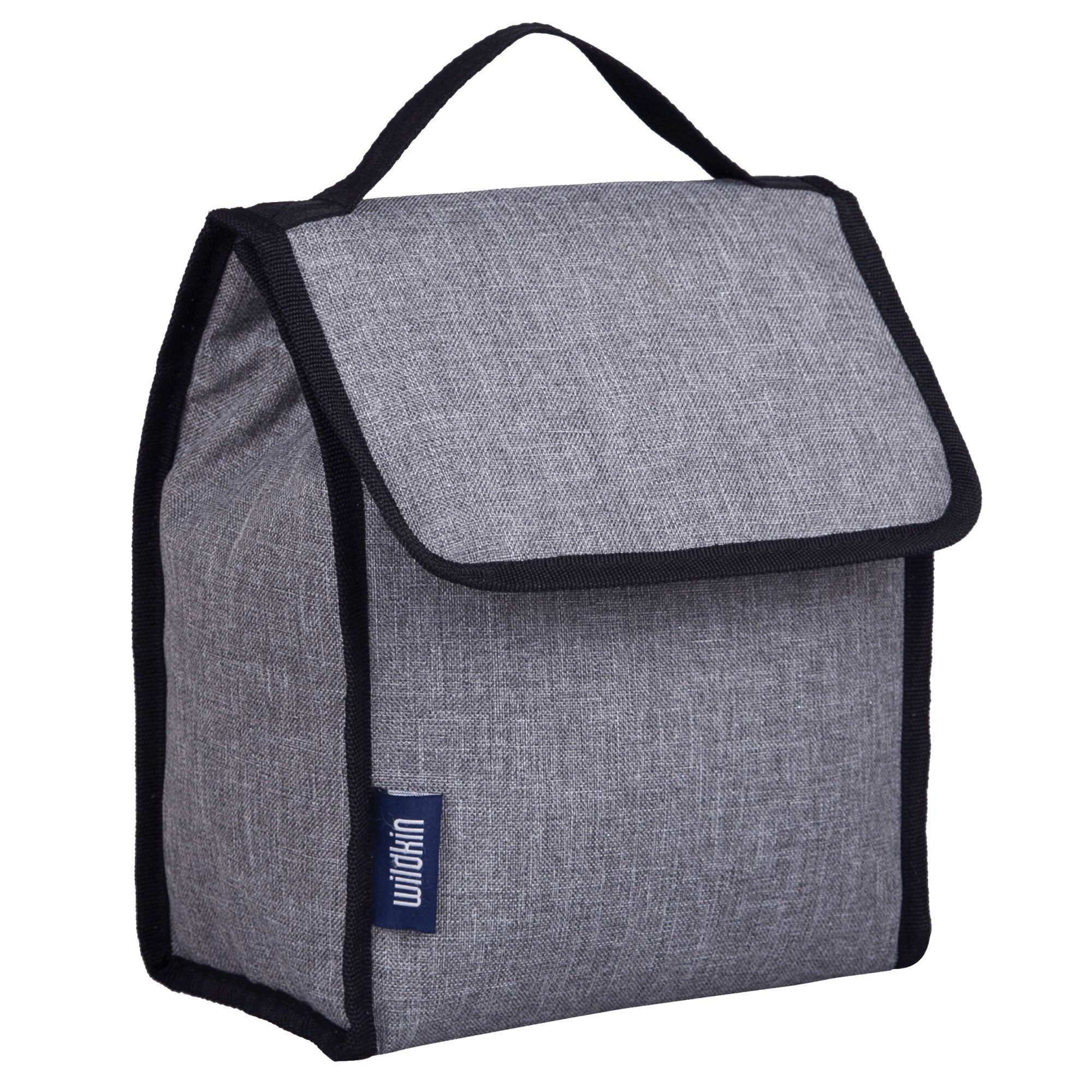 Gray Tweed Lunch Bag