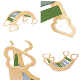 Wooden Arch Climber - Camo Green Colors