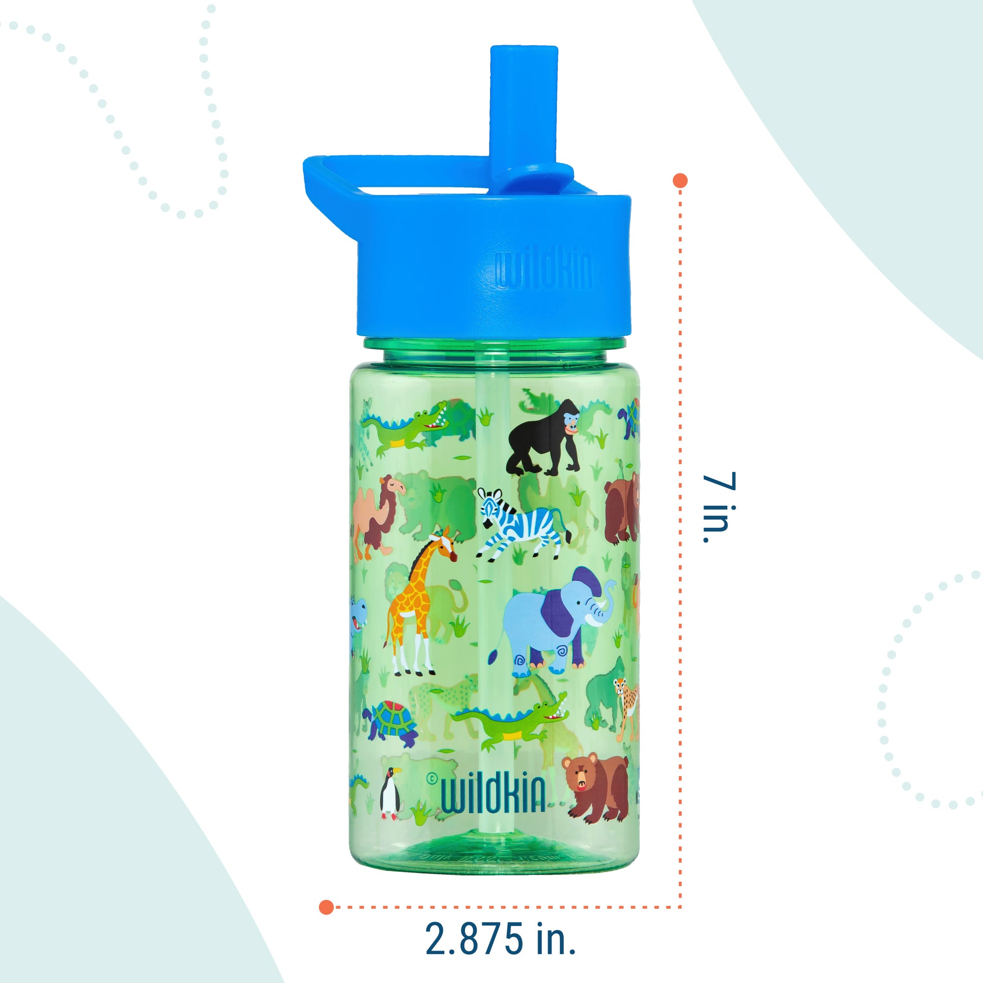 Wild Animals Tritan Water Bottle