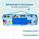 Trains, Planes & Trucks Microfiber Toddler Nap Mat