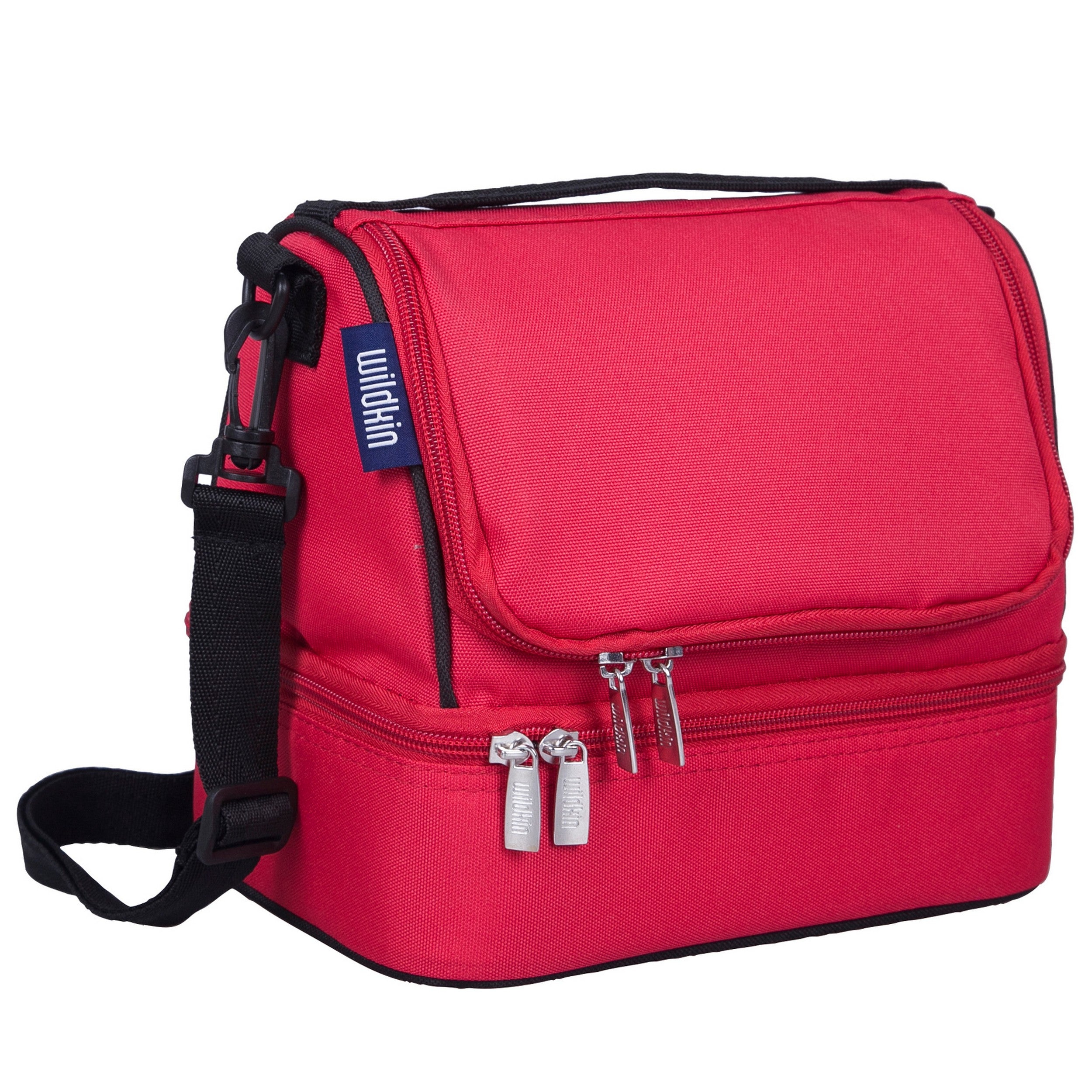 Cardinal Red Two Compartment Lunch Bag
