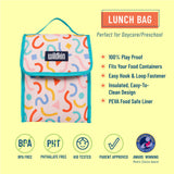 Confetti Peach Lunch Bag