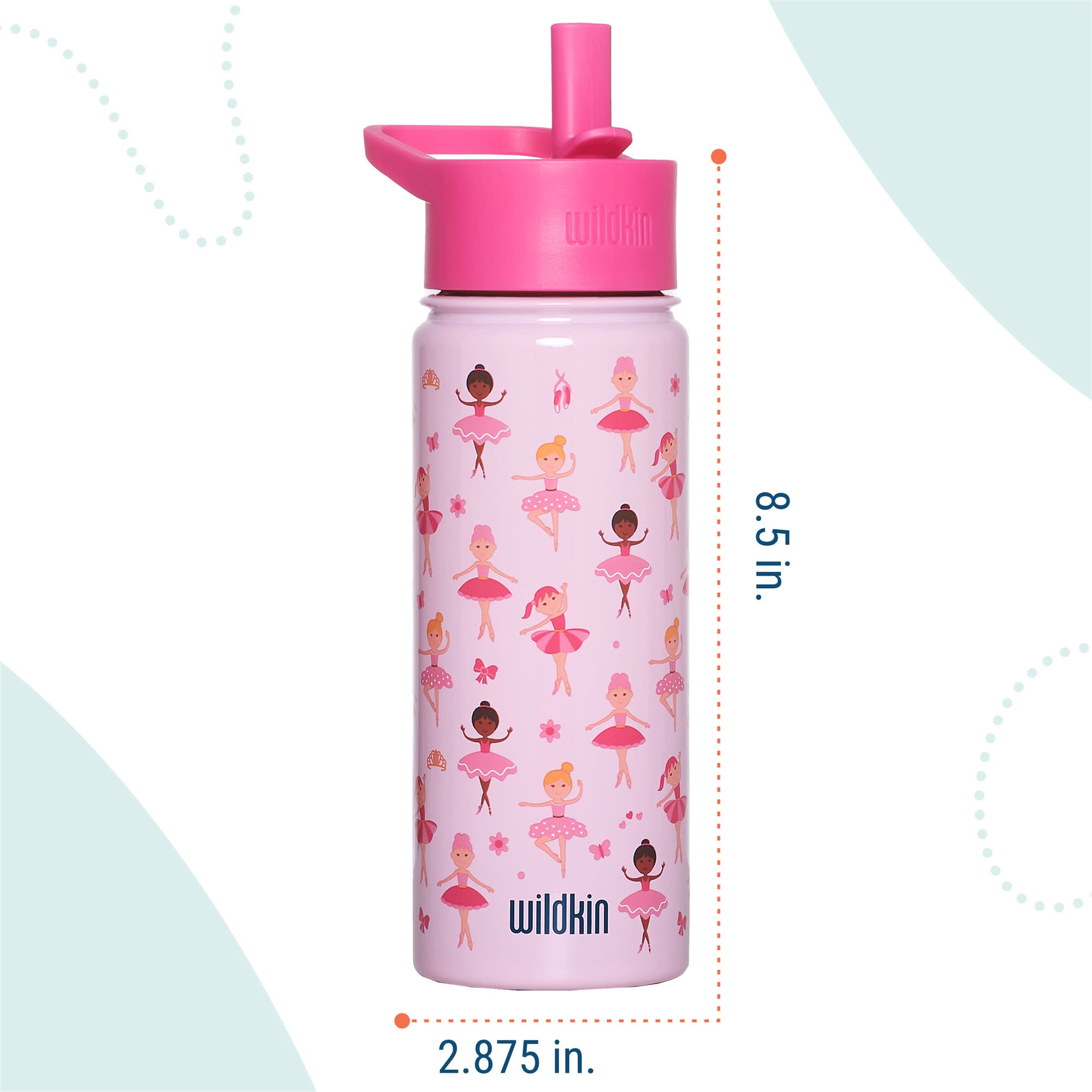 Ballerina 18 oz Steel Water Bottle