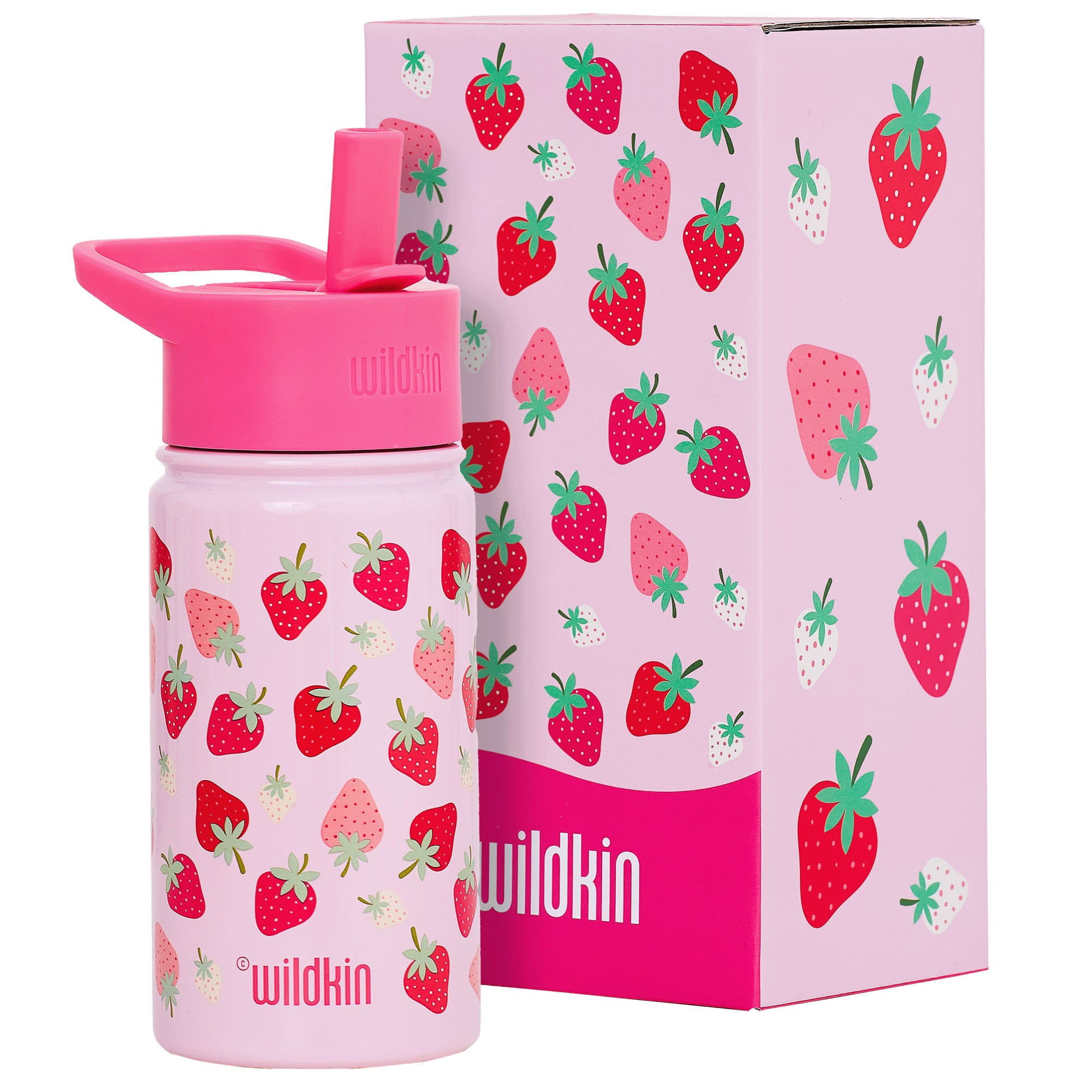 Strawberry Patch 14 oz Steel Bottle