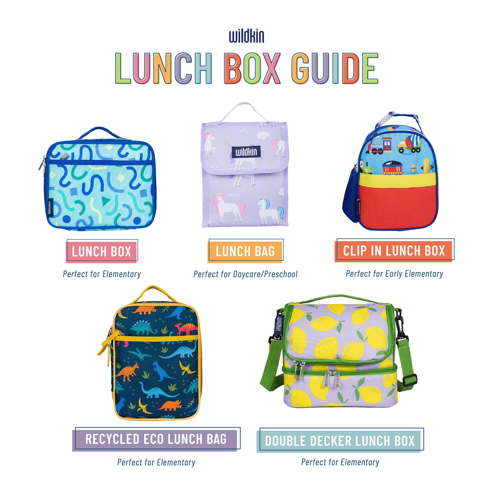 Trains, Planes & Trucks Lunch Bag