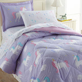 Unicorn 100% Cotton Percale Pillow Cases - 2 pack