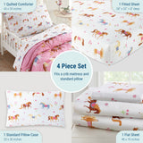 Horses 4 pc Cotton Bed in a Bag - Toddler