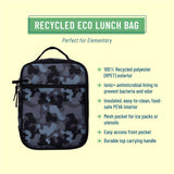 Black Camo Recycled Eco Lunch Bag