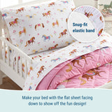 Horses 4 pc Cotton Bed in a Bag - Toddler