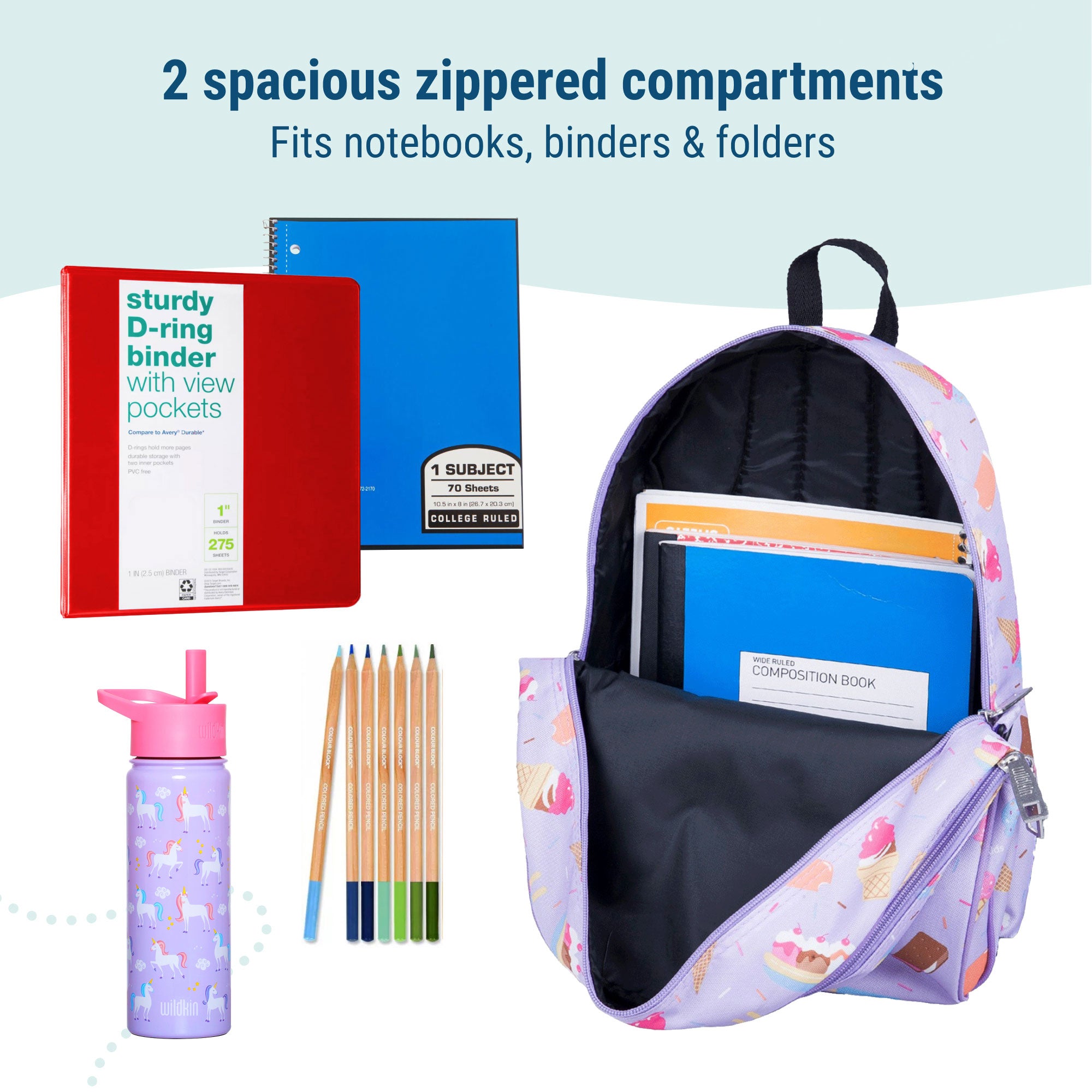 15 Inch Backpack - Girls