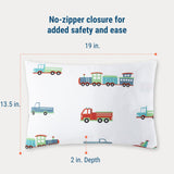 Transportation 100% Cotton Pillowcase