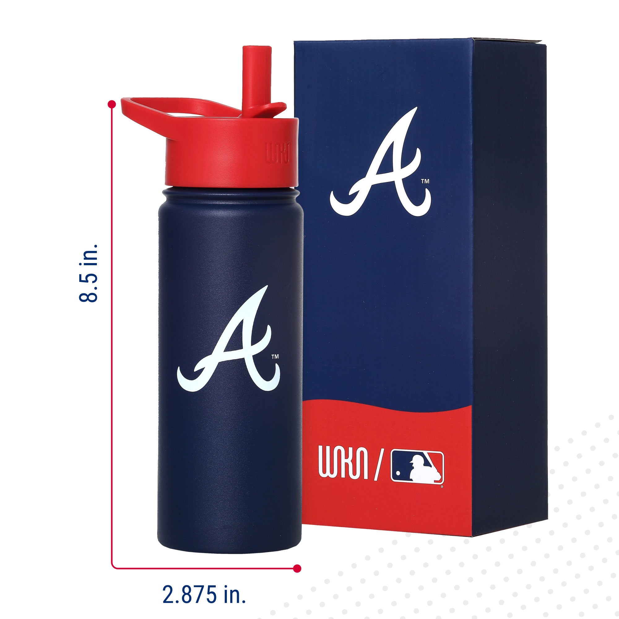 Atlanta Braves™ Steel Water Bottle