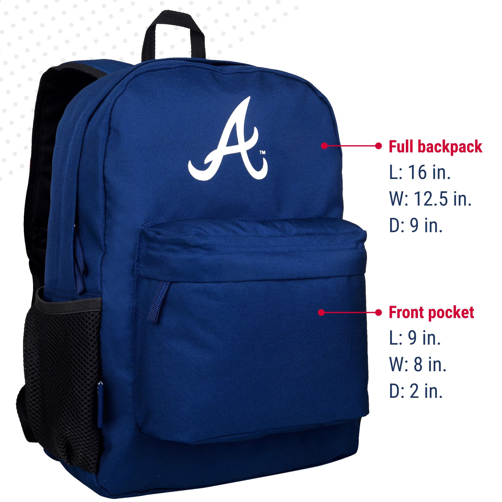MLB 16 Inch Backpack