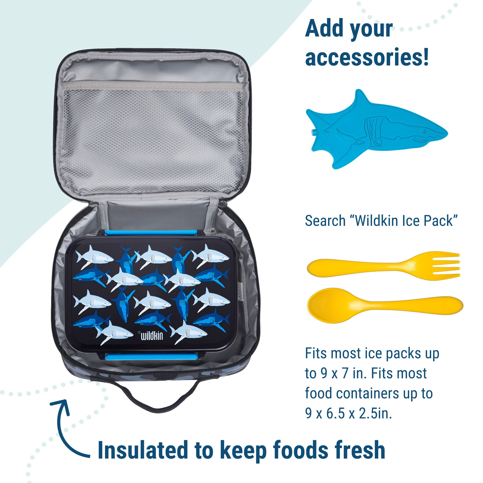 Black Camo Lunch Box