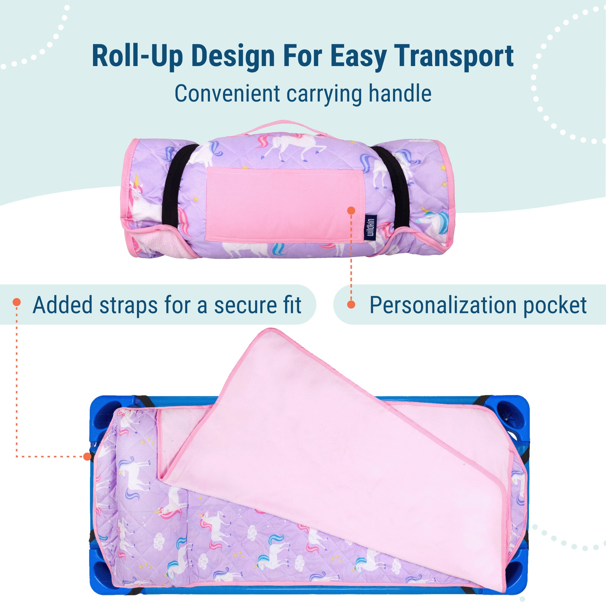 Unicorn Quilted Nap Mat