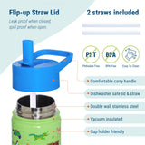 Wild Animals Steel Water Bottle