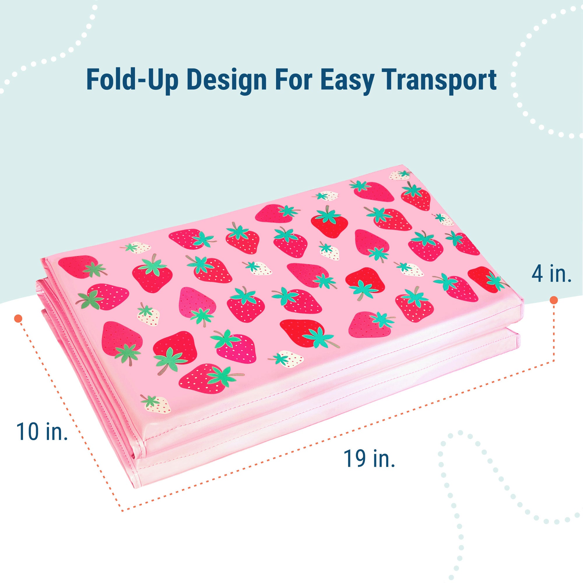 Strawberry Patch Vinyl Rest Mat