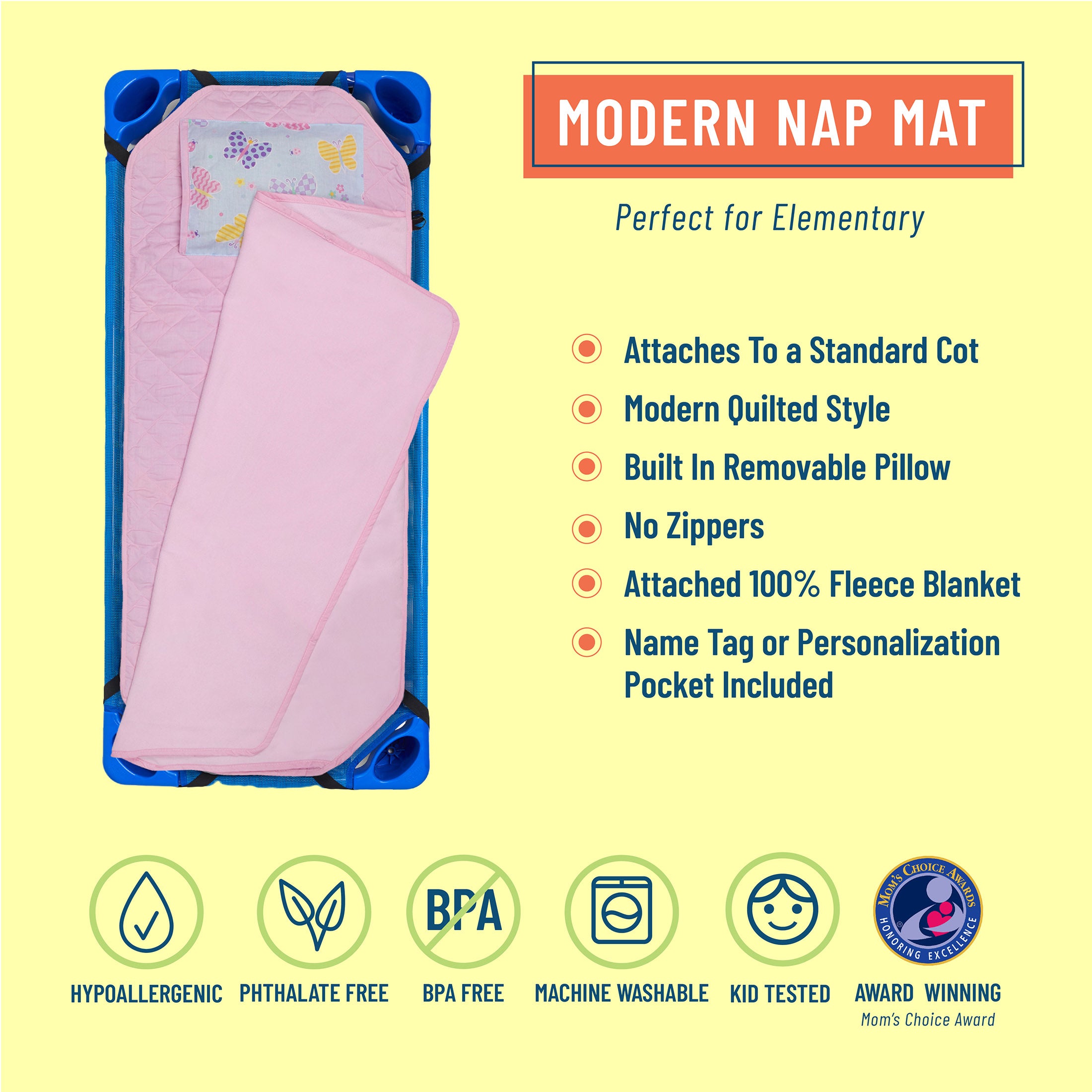 Butterfly Garden Modern Nap Mat