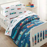 Transportation 100% Cotton Percale Sheet Set